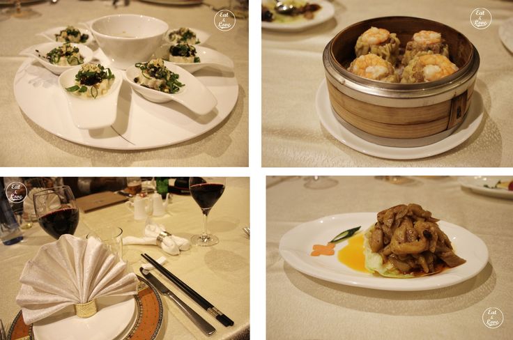 Huevo de cien años, dimsum de gambas y bambú frito - Restaurante chino El Bund Madrid