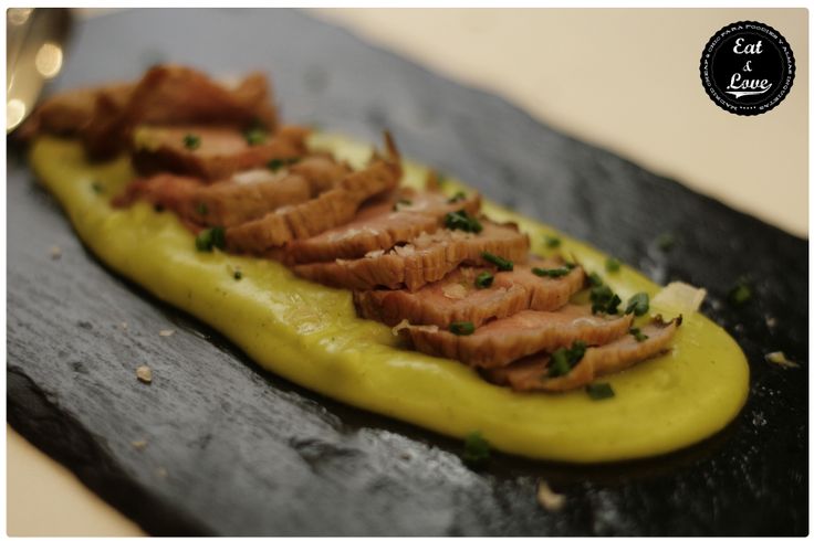 Presa ibérica con parmentier de parmesano y albahaca - El Apartamento, restaurante de mercado Madrid