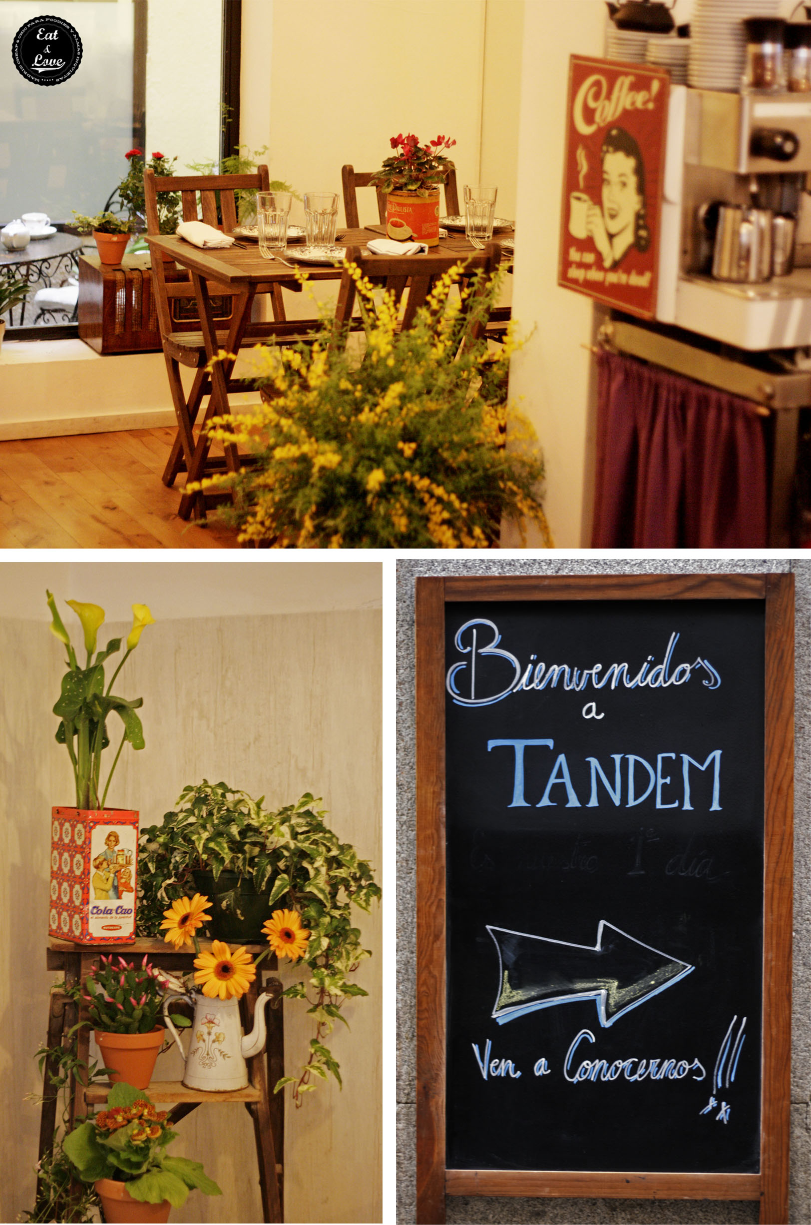 Restaurante Tandem by Triciclo en el barrio de las Letras - Madrid