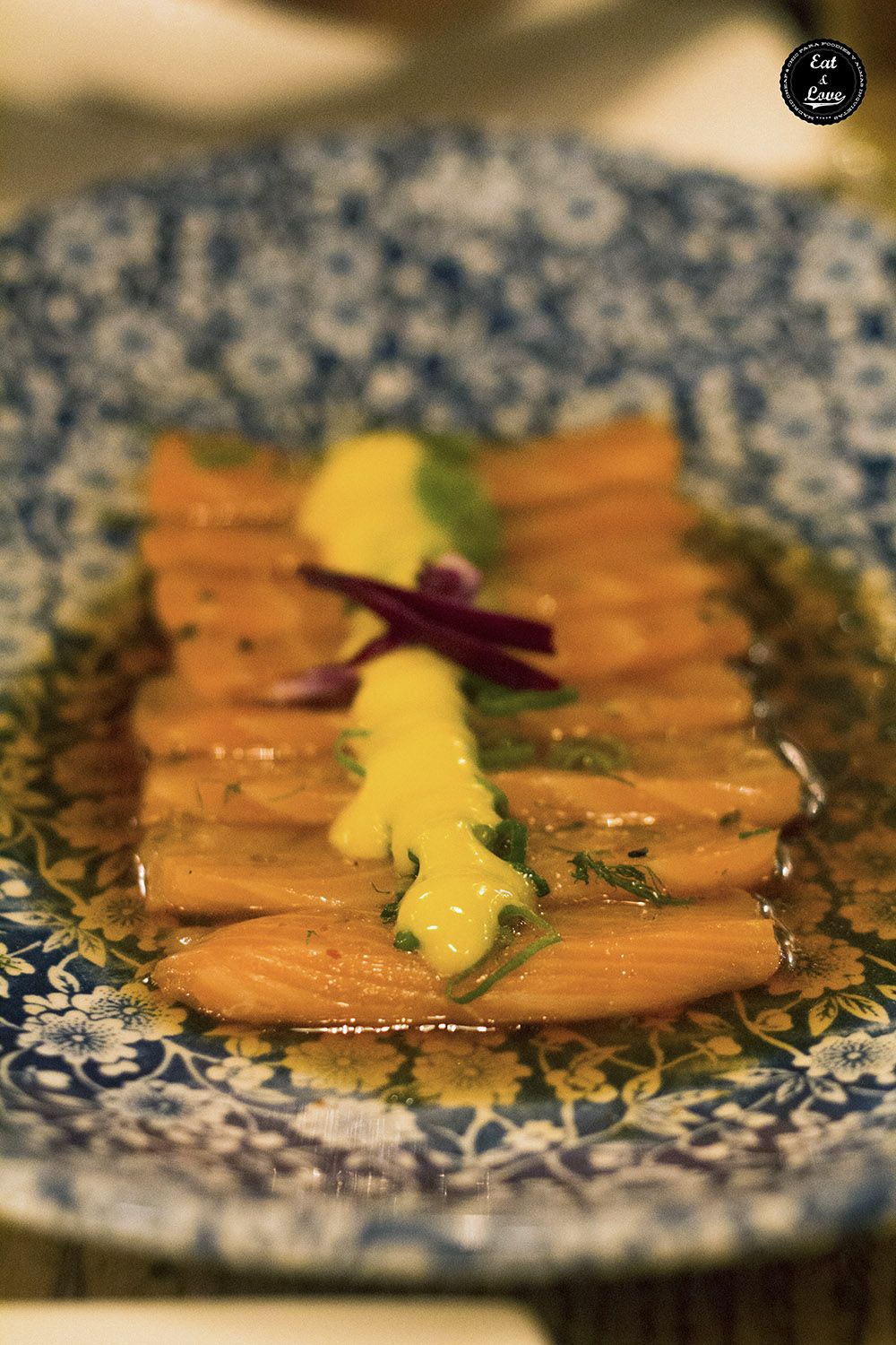 Tiradito de salmón - Sushita Café sushi restaurante Madrid