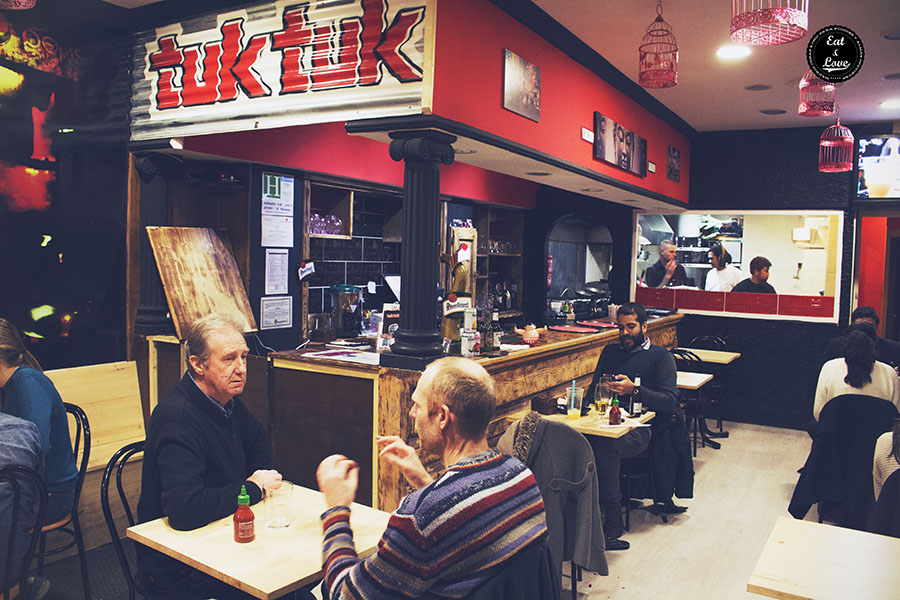 Tuk tuk - street food restaurante asiático Madrid